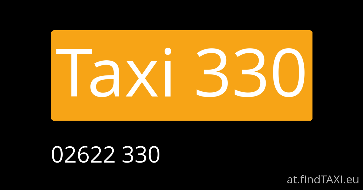 Taxi 330 (Wiener Neustadt)
